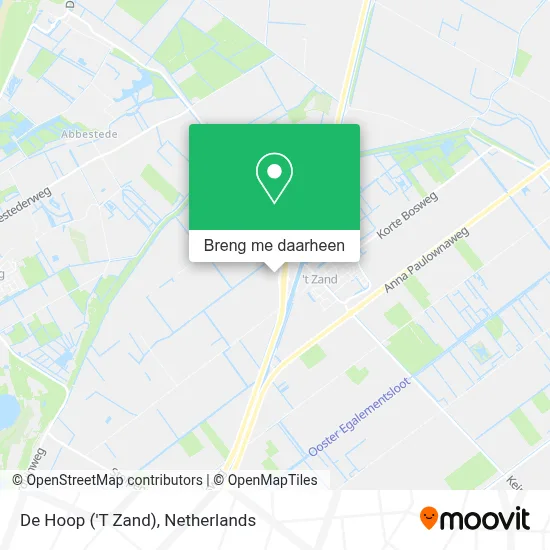 De Hoop ('T Zand) kaart