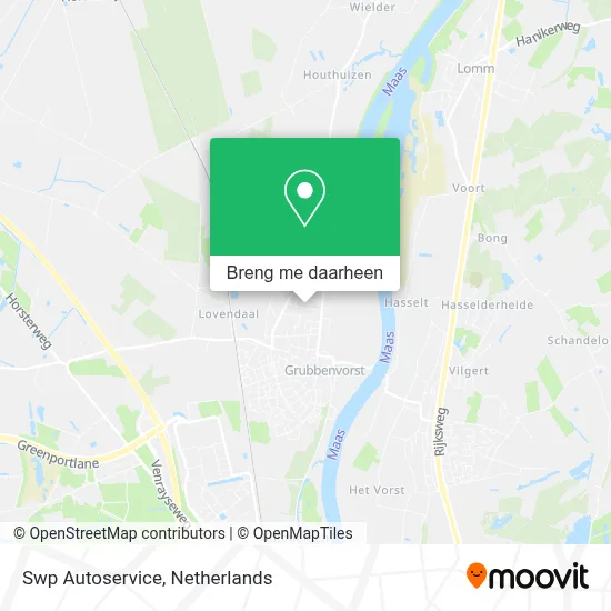 Swp Autoservice kaart