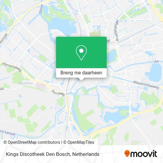Kings Discotheek Den Bosch kaart