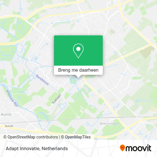 Adapt Innovatie kaart