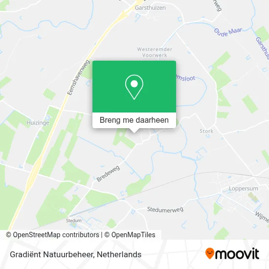 Gradiënt Natuurbeheer kaart