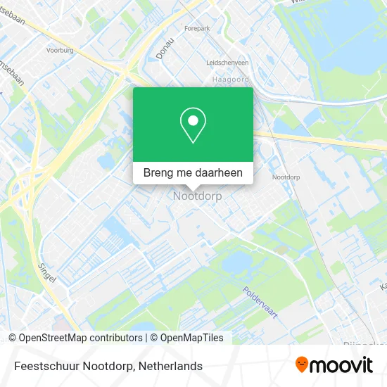 Feestschuur Nootdorp kaart