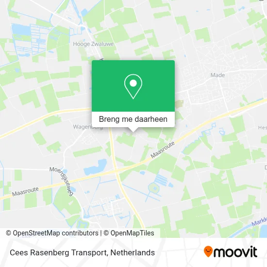 Cees Rasenberg Transport kaart
