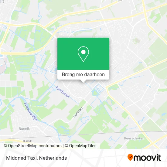 Middned Taxi kaart