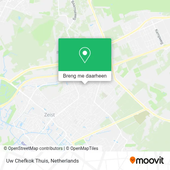 Uw Chefkok Thuis kaart