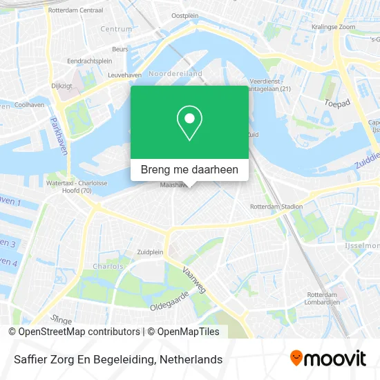 Saffier Zorg En Begeleiding kaart