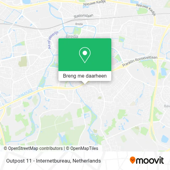 Outpost 11 - Internetbureau kaart