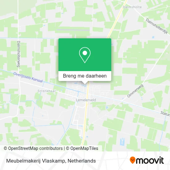 Meubelmakerij Vlaskamp kaart