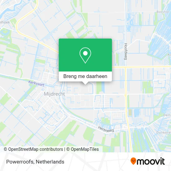 Powerroofs kaart