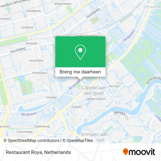 Restaurant Roya kaart