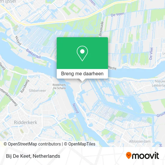 Bij De Keet kaart