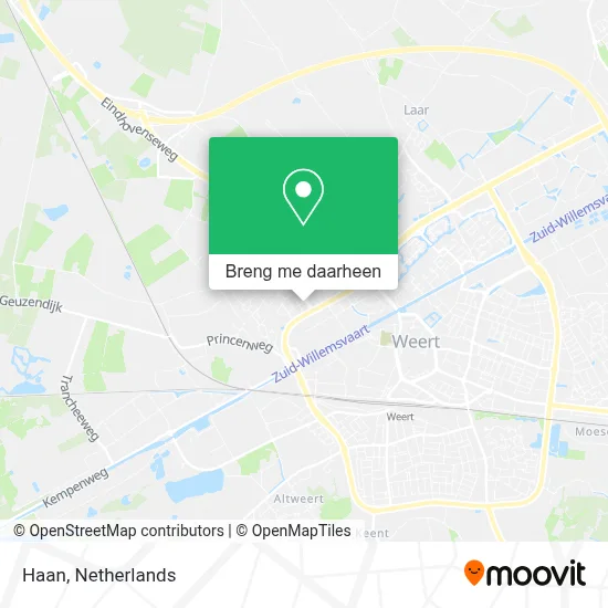 Haan kaart