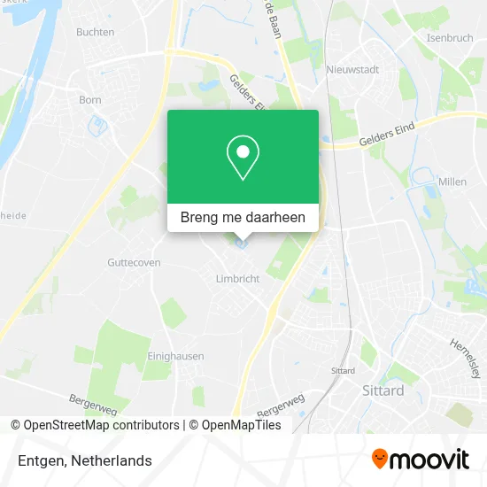 Entgen kaart