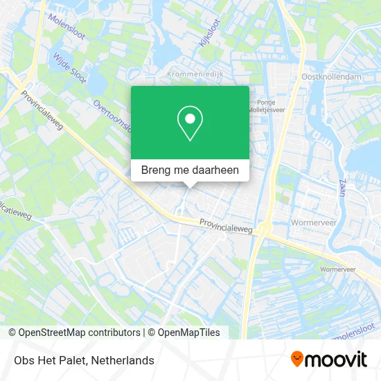 Obs Het Palet kaart