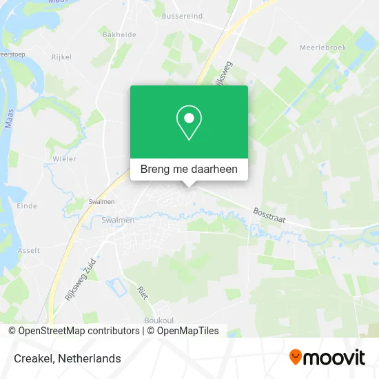 Creakel kaart