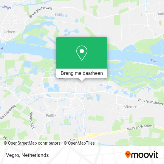 Vegro kaart