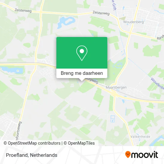 Proefland kaart
