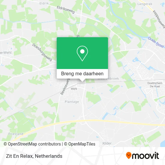 Zit En Relax kaart