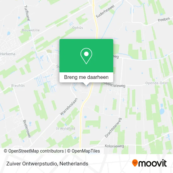 Zuiver Ontwerpstudio kaart