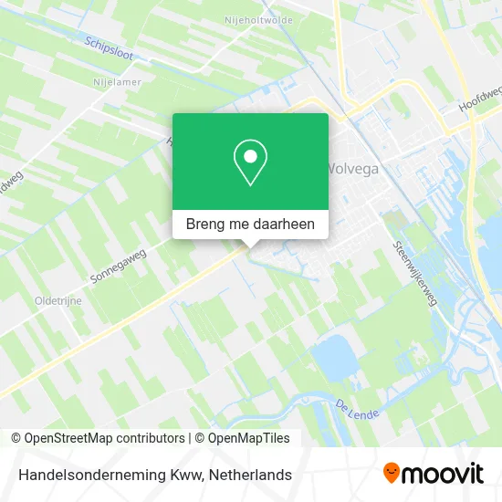 Handelsonderneming Kww kaart