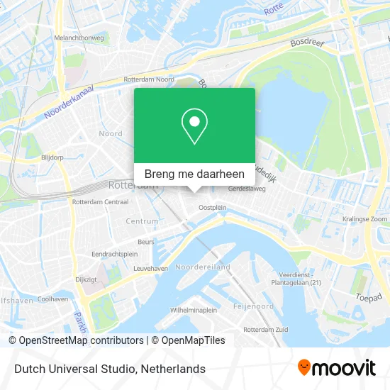 Dutch Universal Studio kaart