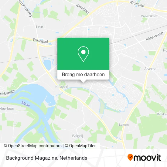 Background Magazine kaart