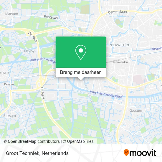 Groot Techniek kaart