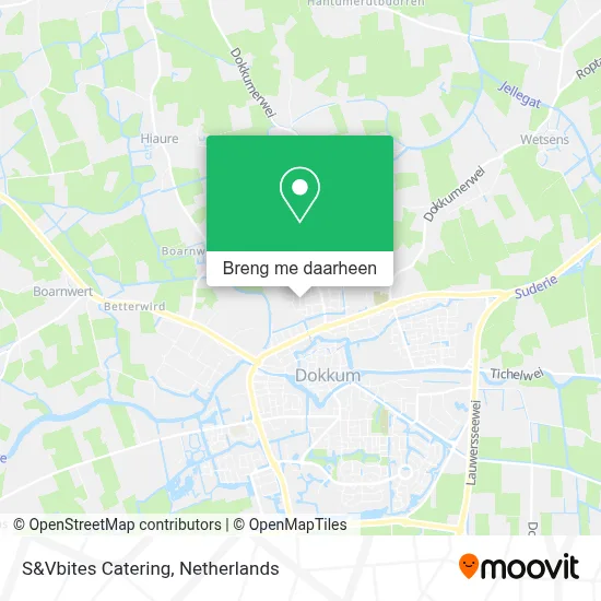 S&Vbites Catering kaart