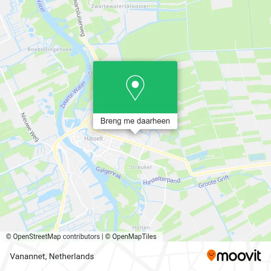 Vanannet kaart