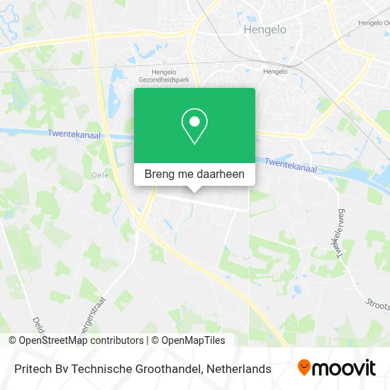 Pritech Bv Technische Groothandel kaart