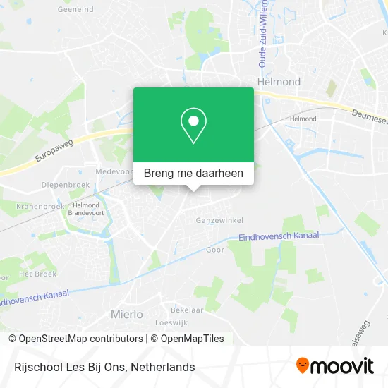 Rijschool Les Bij Ons kaart