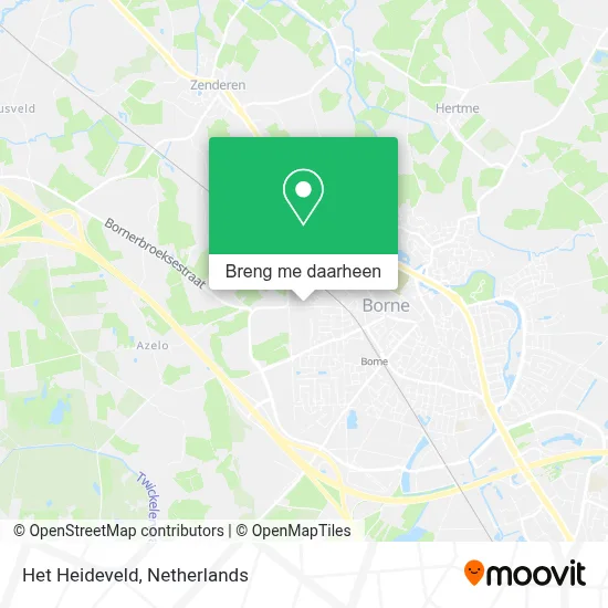 Het Heideveld kaart