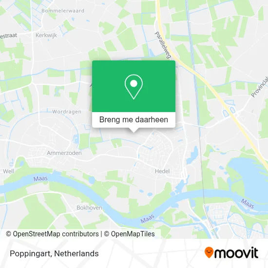 Poppingart kaart