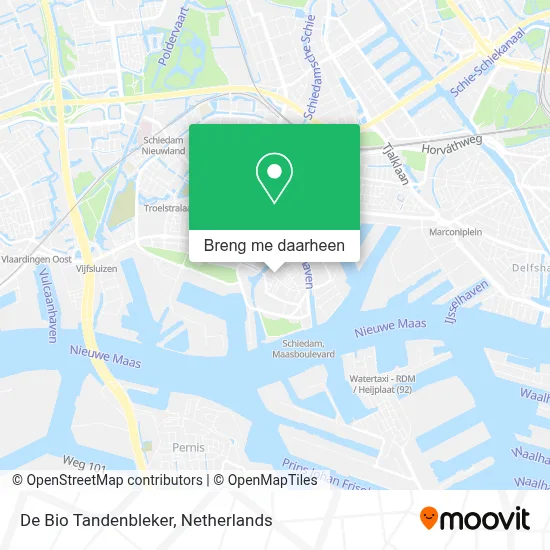 De Bio Tandenbleker kaart