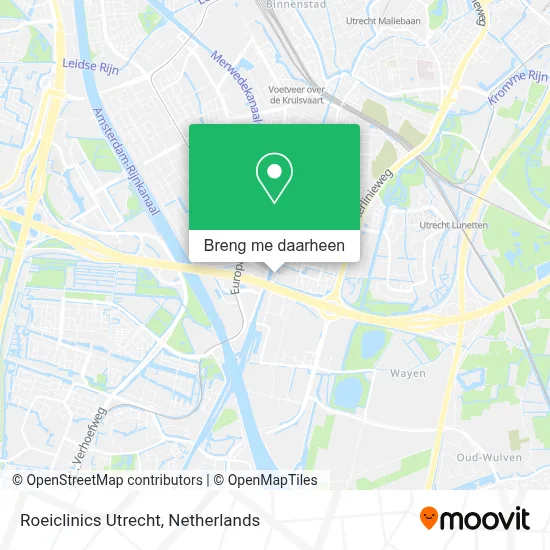 Roeiclinics Utrecht kaart