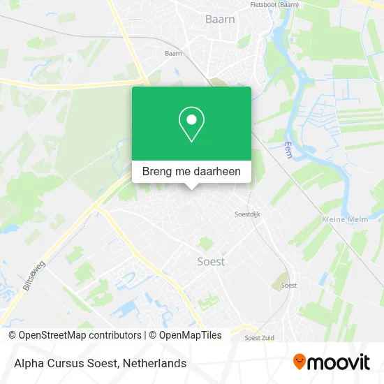 Alpha Cursus Soest kaart