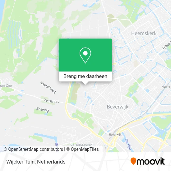 Wijcker Tuin kaart