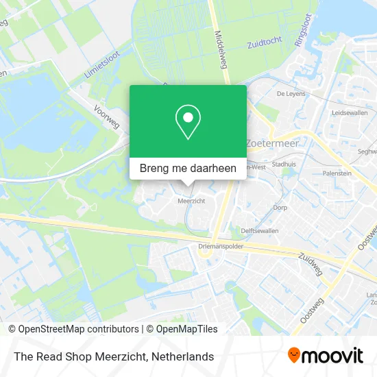 The Read Shop Meerzicht kaart