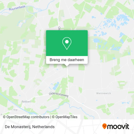 De Monasterij kaart