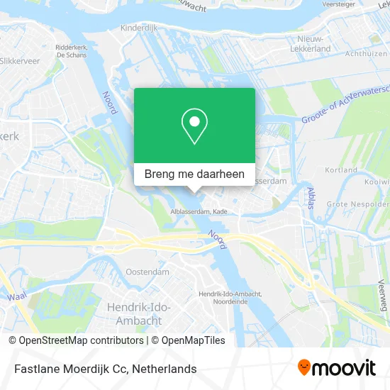 Fastlane  Moerdijk Cc kaart