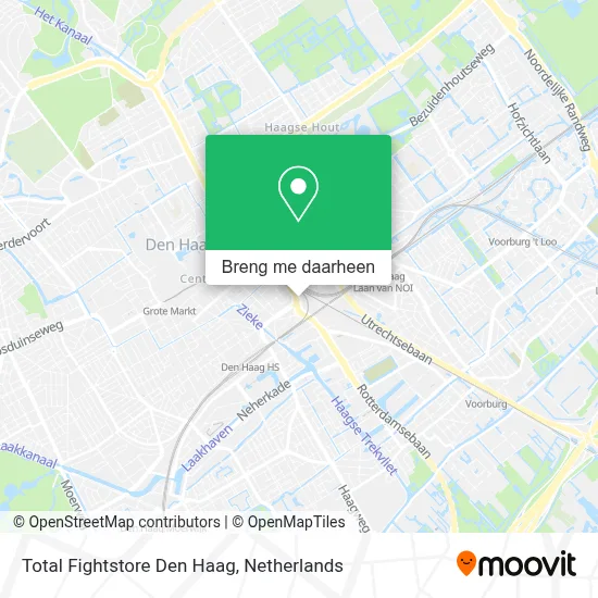 Total Fightstore Den Haag kaart