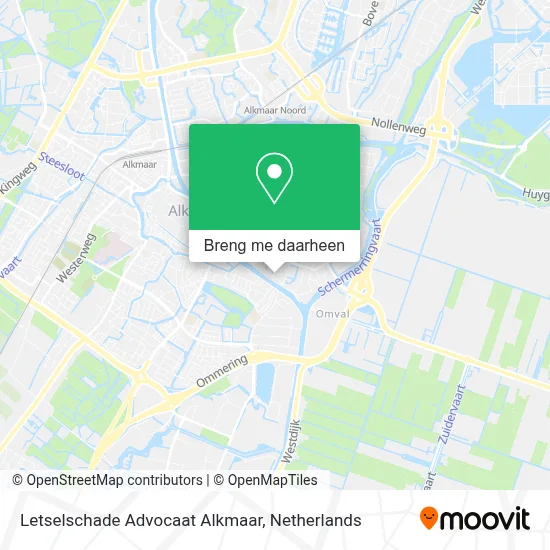 Letselschade Advocaat Alkmaar kaart