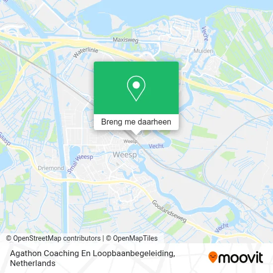 Agathon Coaching En Loopbaanbegeleiding kaart