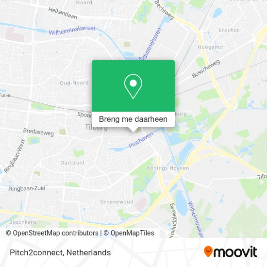 Pitch2connect kaart