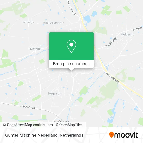 Gunter Machine Nederland kaart