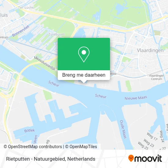 Rietputten - Natuurgebied kaart