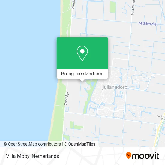 Villa Mooy kaart