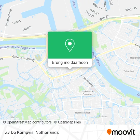 Zv De Kempvis kaart