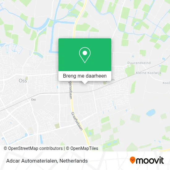 Adcar Automaterialen kaart