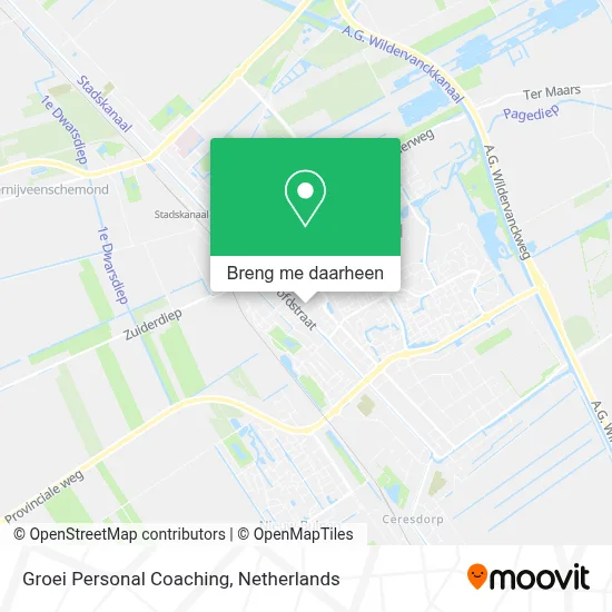 Groei Personal Coaching kaart